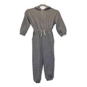Zara Kids Jumpsuit One Piece sz7 Long Sleeve with Drawstring